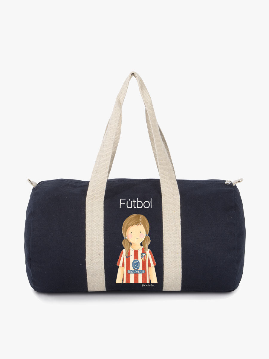 Bolsa Barril Fútbol Atlético Madrid Niña