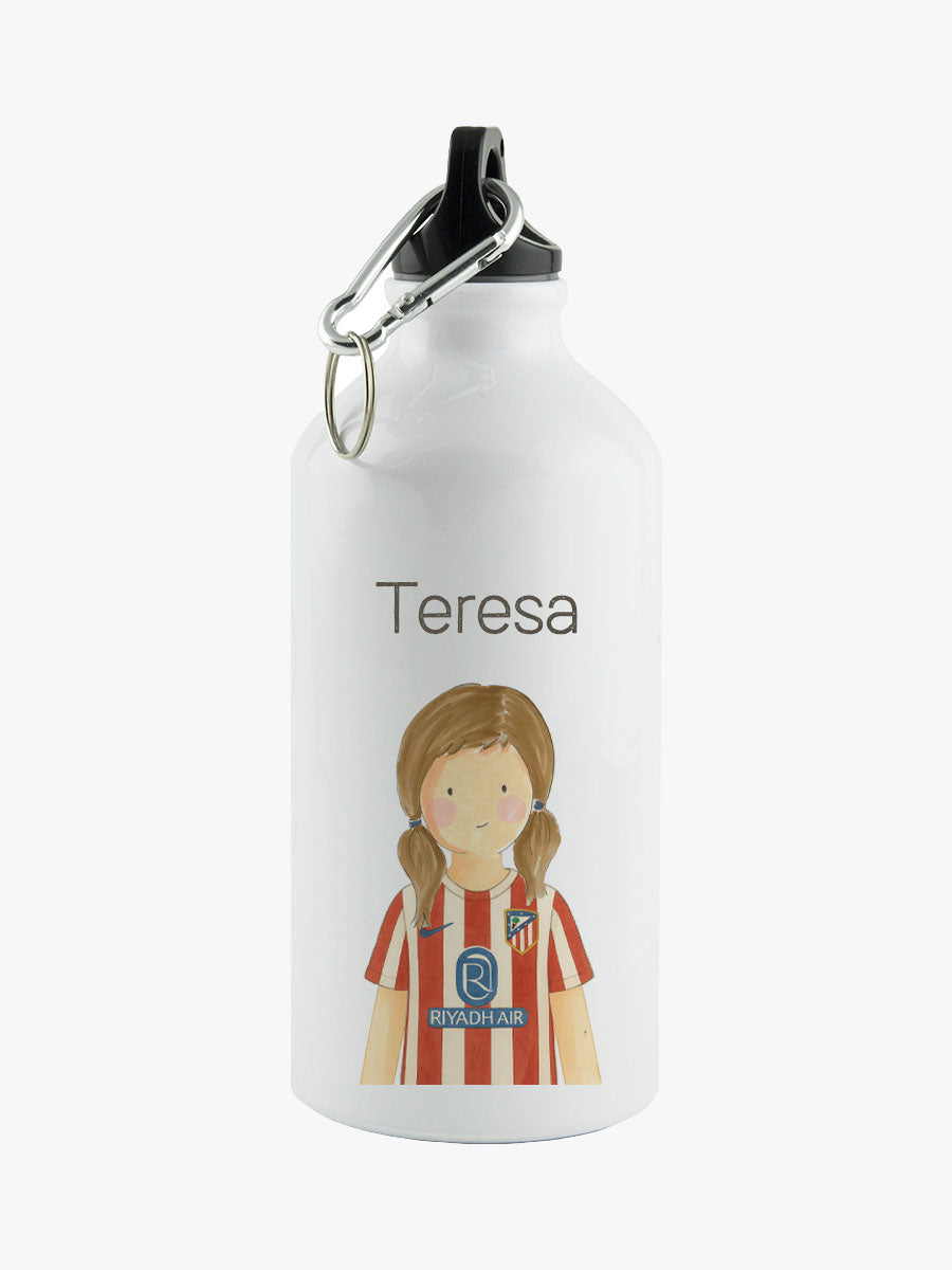 Botella Fútbol Atlético Madrid Niña