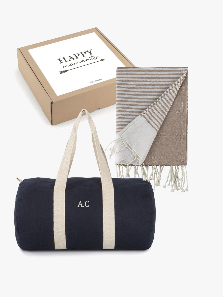 Caja Bolsa Barril Bordada