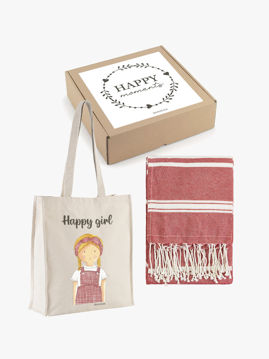 Caja Tote y Toalla Niñas