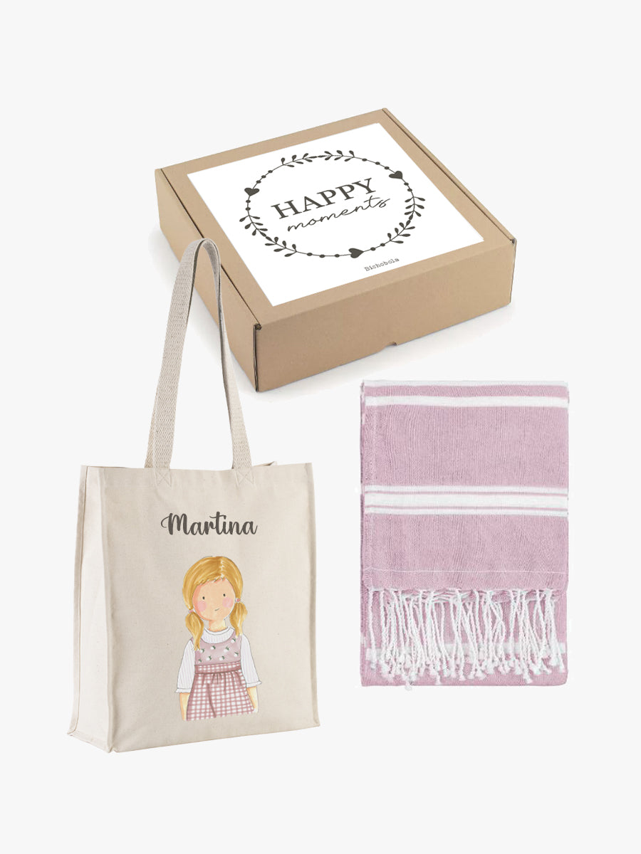 Caja Tote y Toalla Niñas