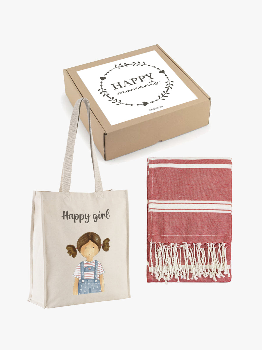 Caja Tote y Toalla Niñas