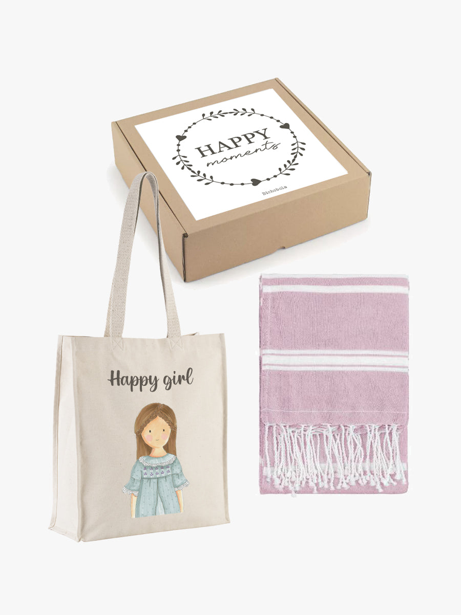 Caja Tote y Toalla Niñas