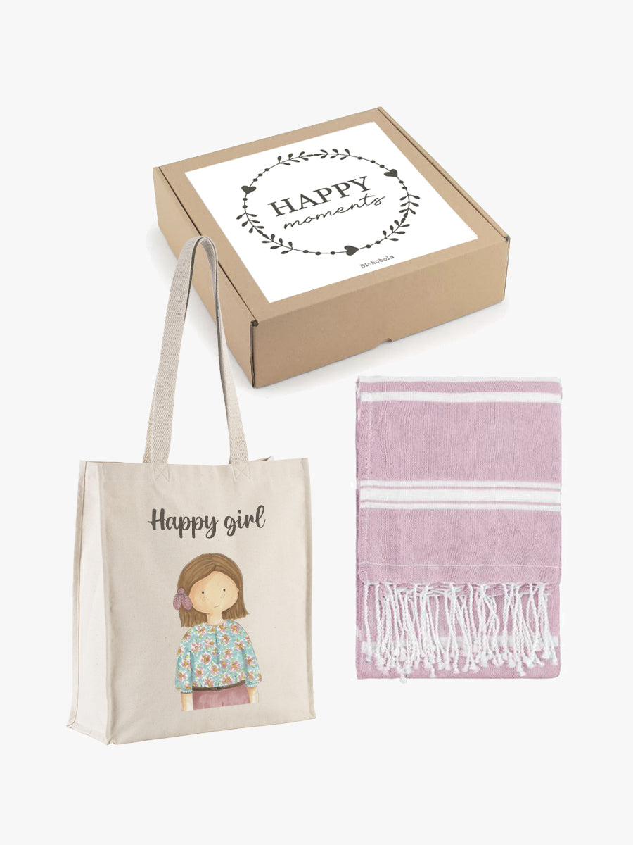 Caja Tote y Toalla Niñas