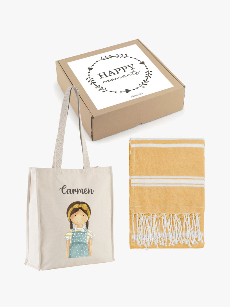 Caja Tote y Toalla Niñas