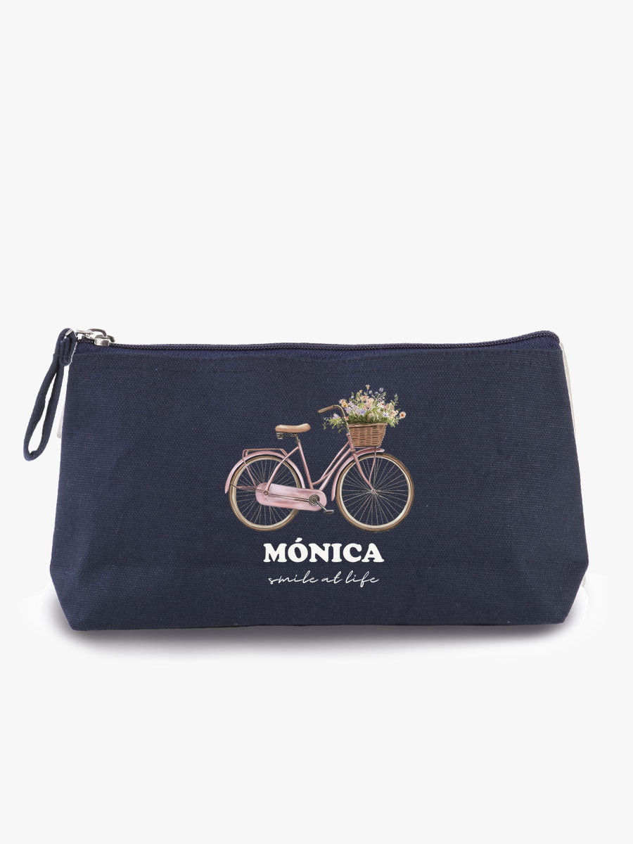 Estuche Escolar Bici Rosa