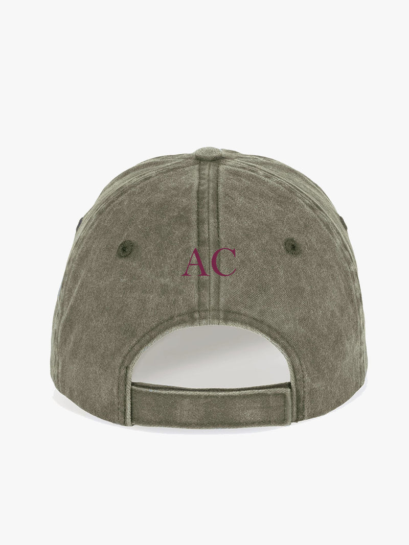 Gorra Bordada Trasera Oliva
