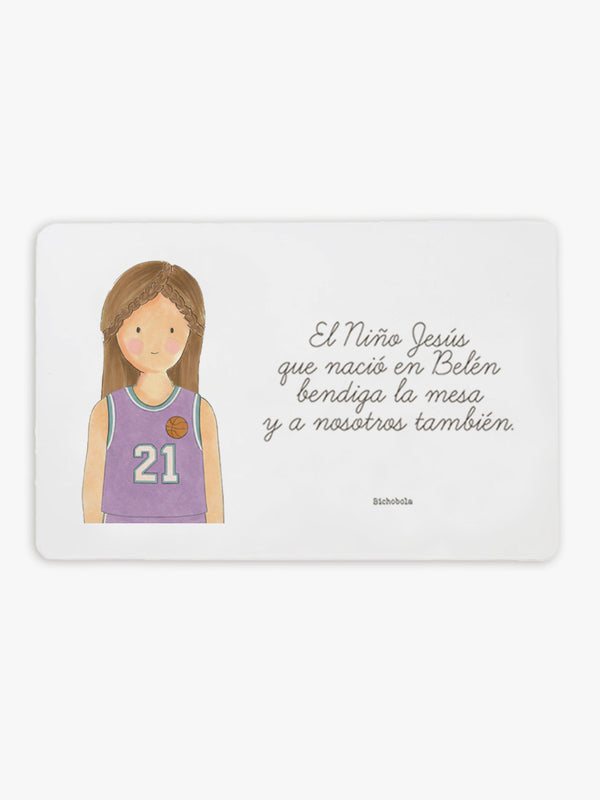 Mantel Baloncesto Niña