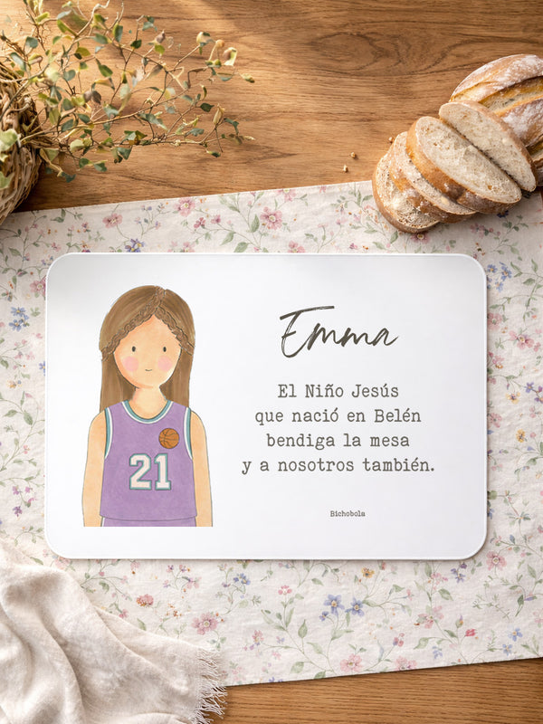 Mantel Baloncesto Niña