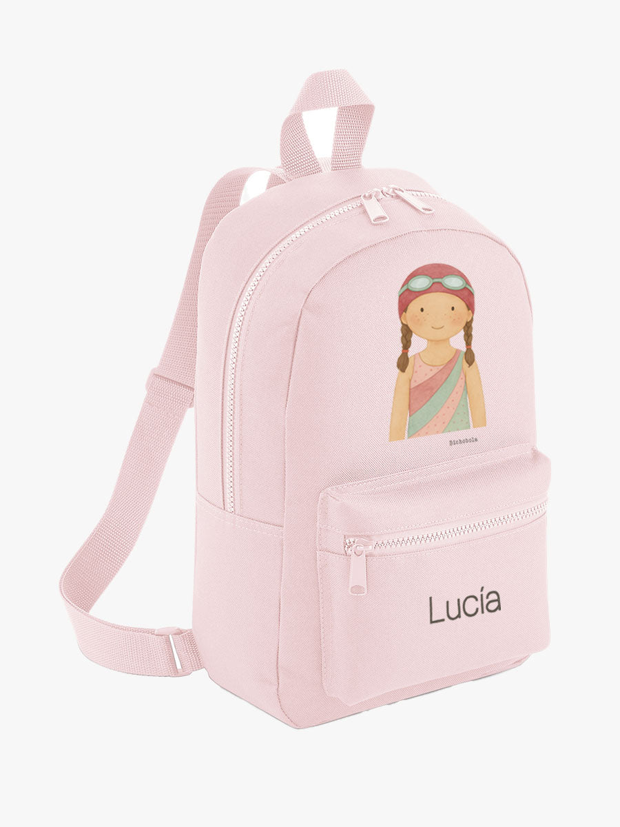Mochila lona mini Natación Niña