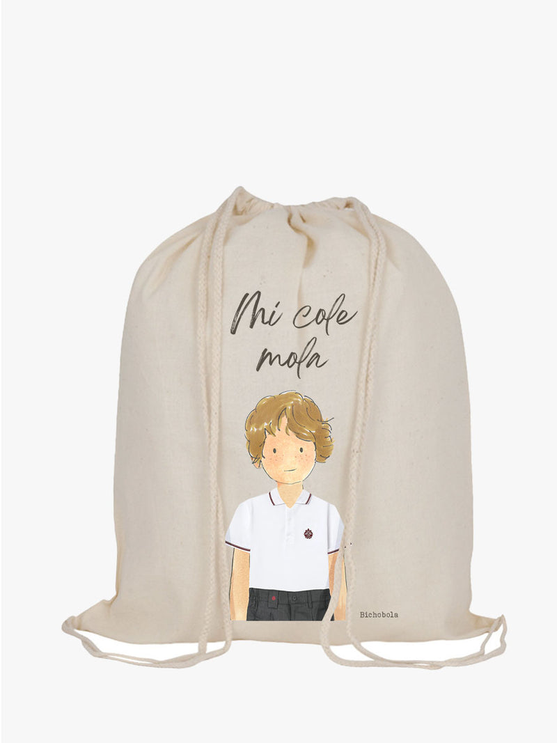 Mochila Cordones Multiusos Colegio Santa María la Blanca