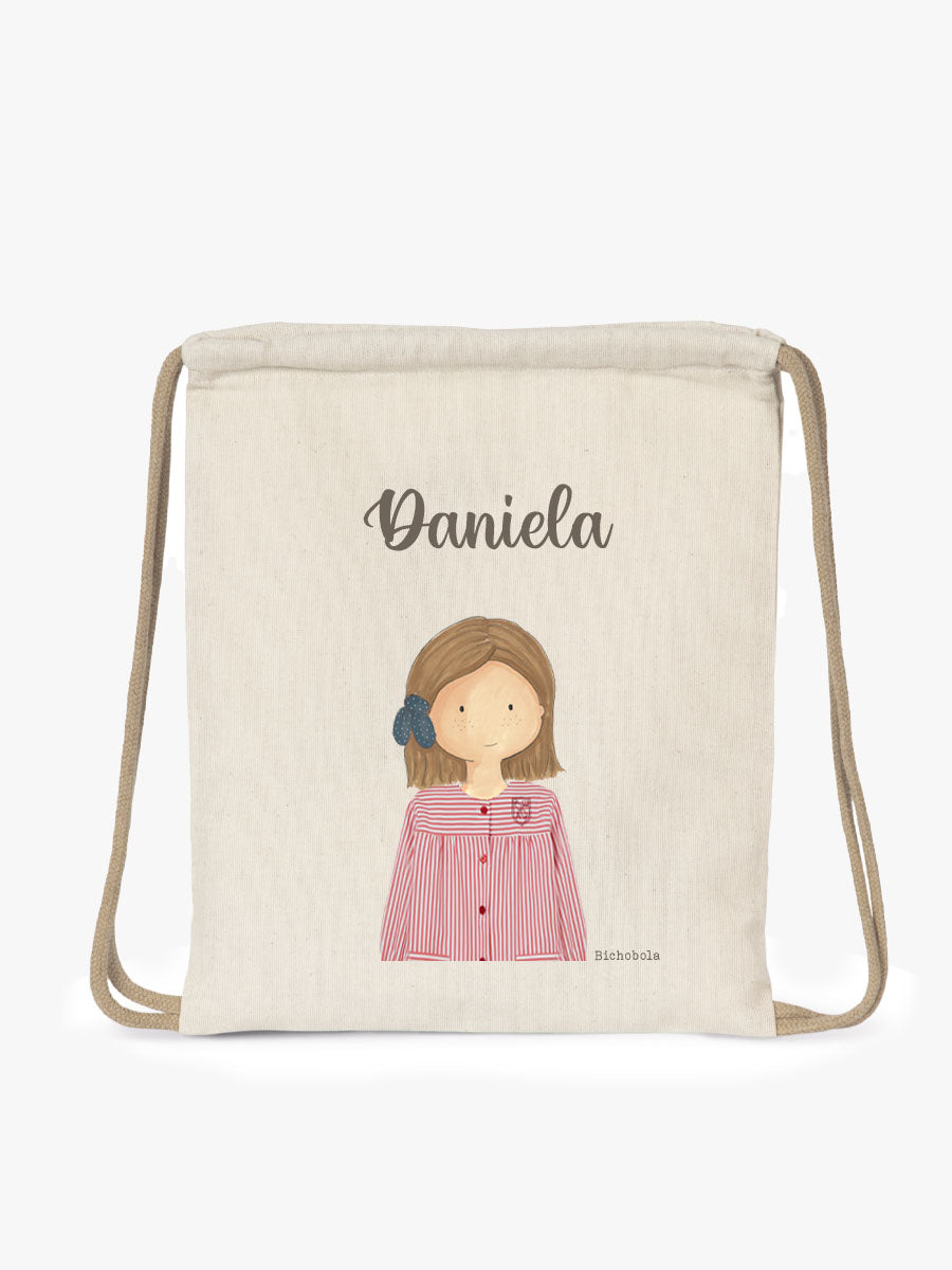 Mochila cordón Mini Colegio Alegra
