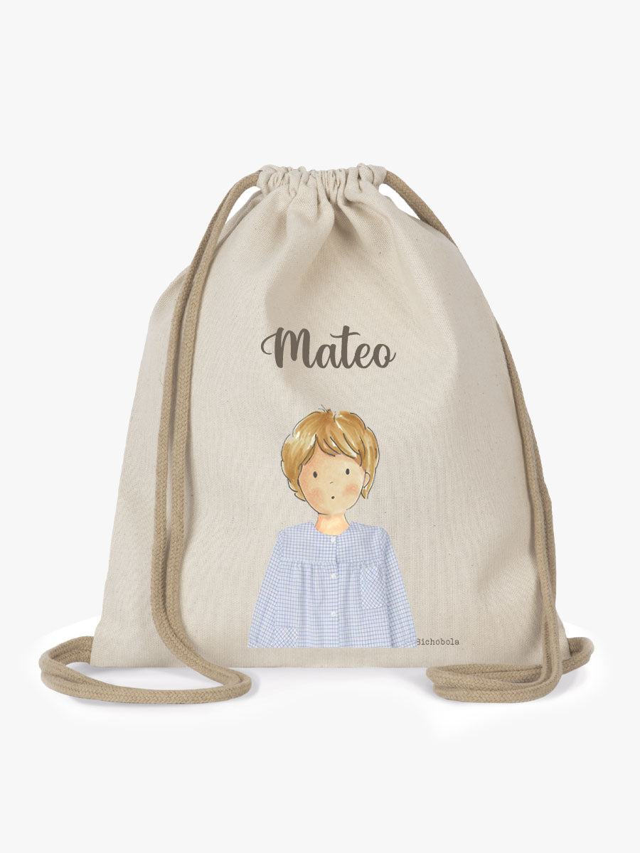 Mochila cordón Mini Colegio Arenales