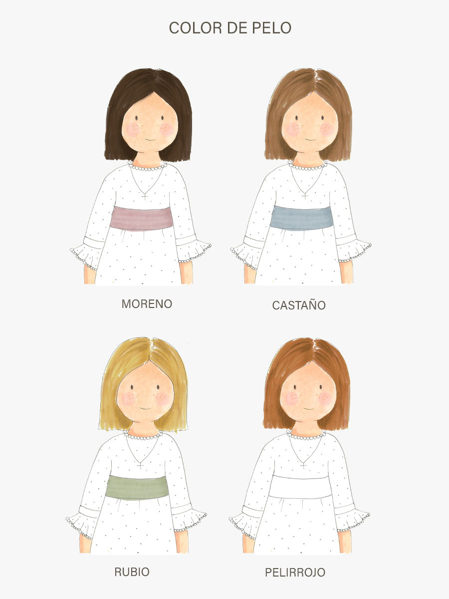 Taza Personalizada Comunión Amelia Plumeti