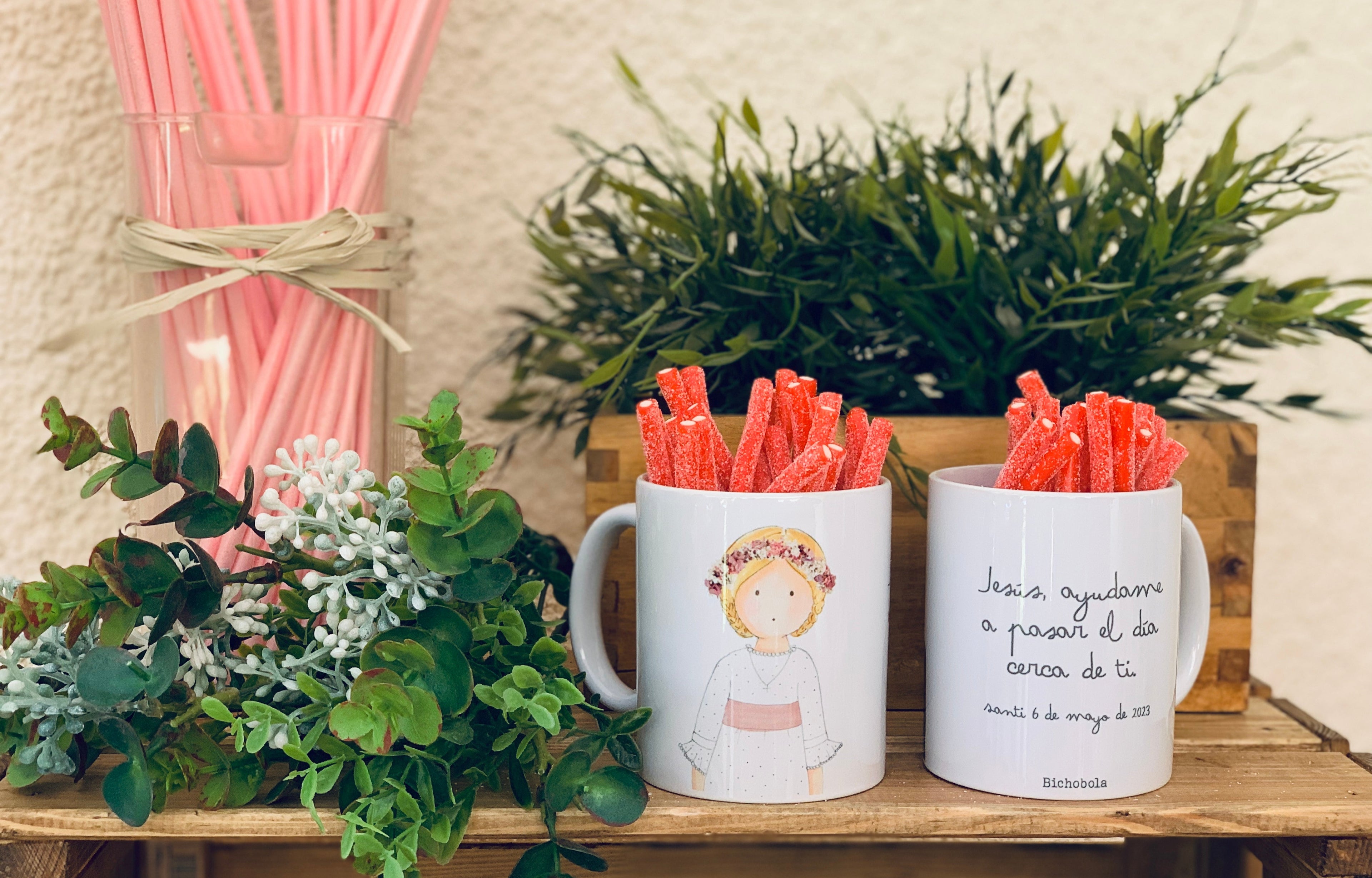 Primera Comunion, tazas personalizadas, decoracion, regalos
