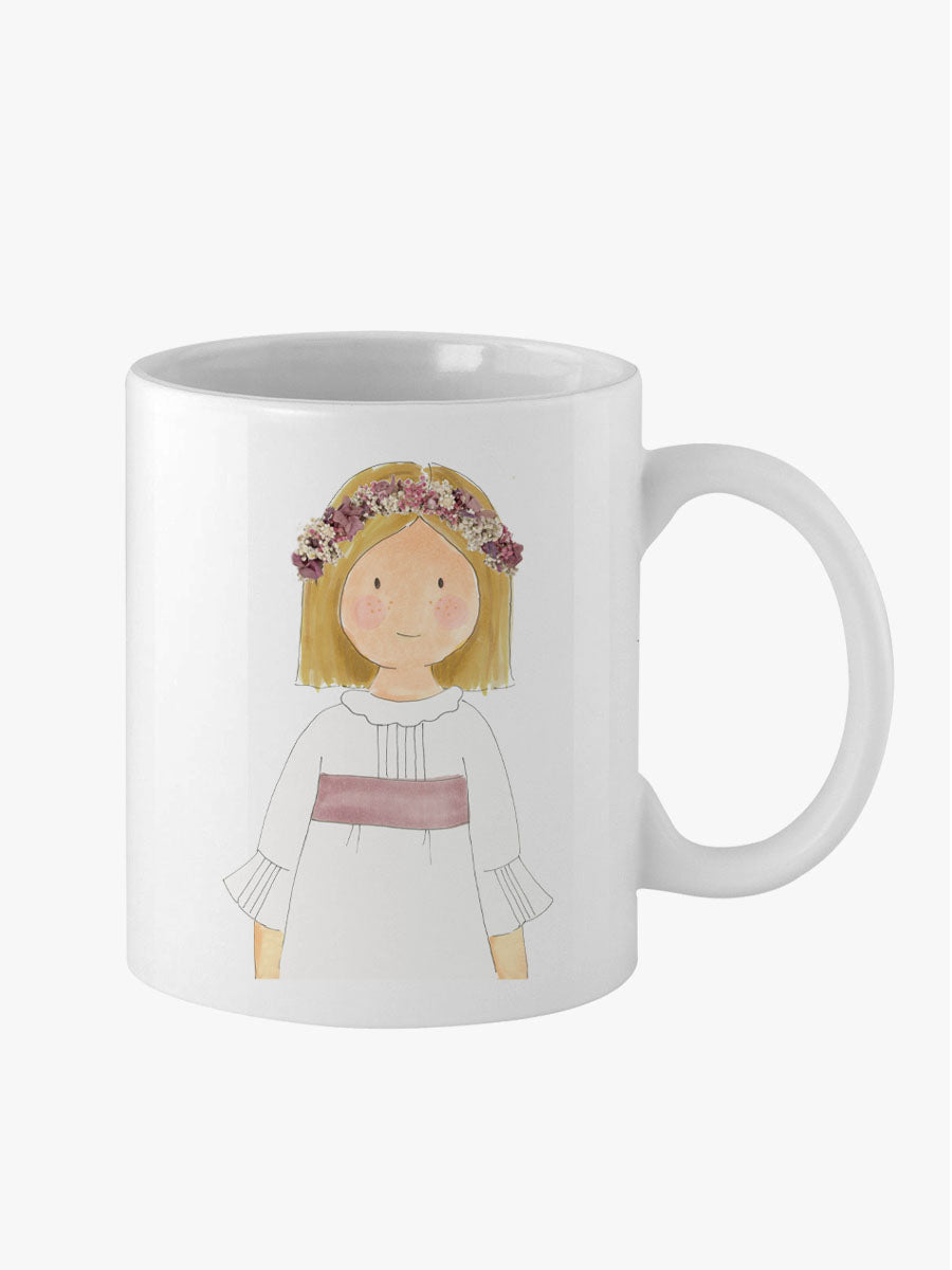 Taza Personalizada Comunión Amelia Londres