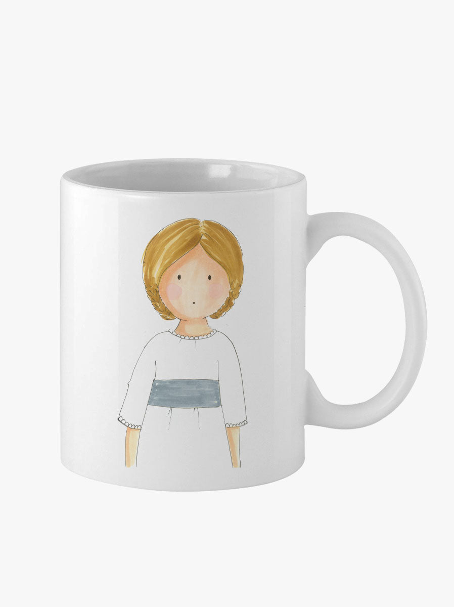 Taza Personalizada Comunión Greta Francia