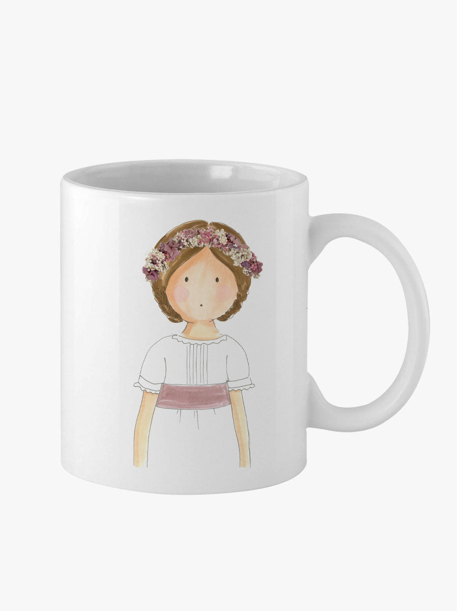 Taza Personalizada Comunión Greta Sencillo
