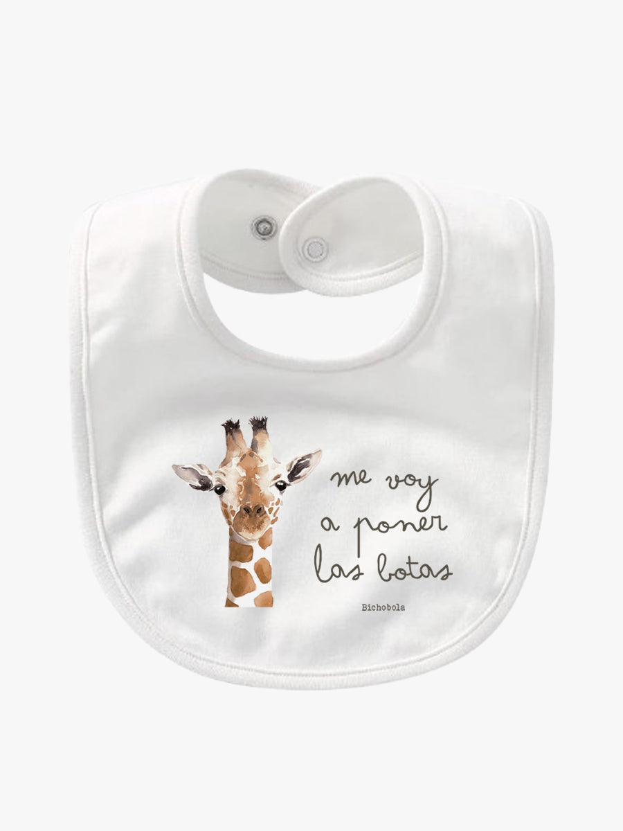 Babero Algodón Jirafa