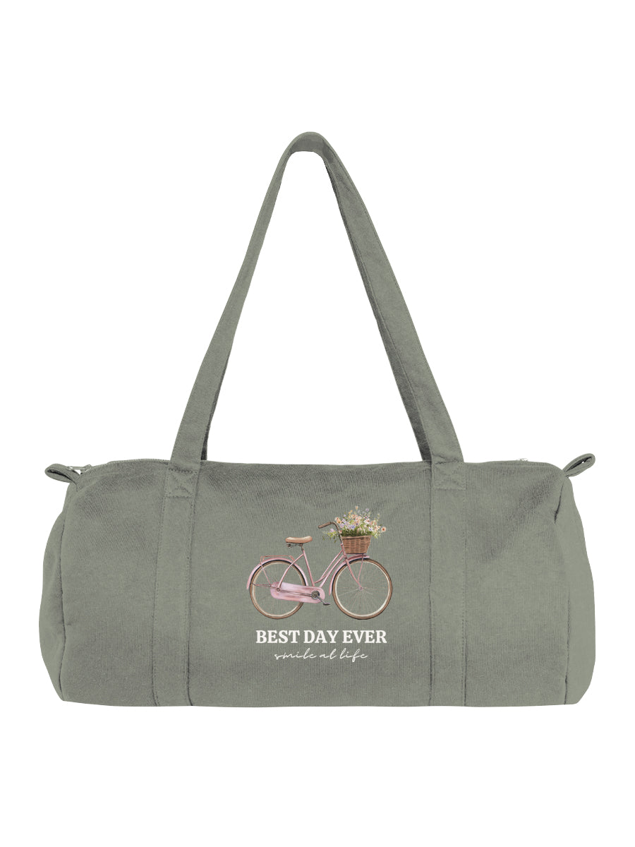Bolsa Felpa Bici Rosa