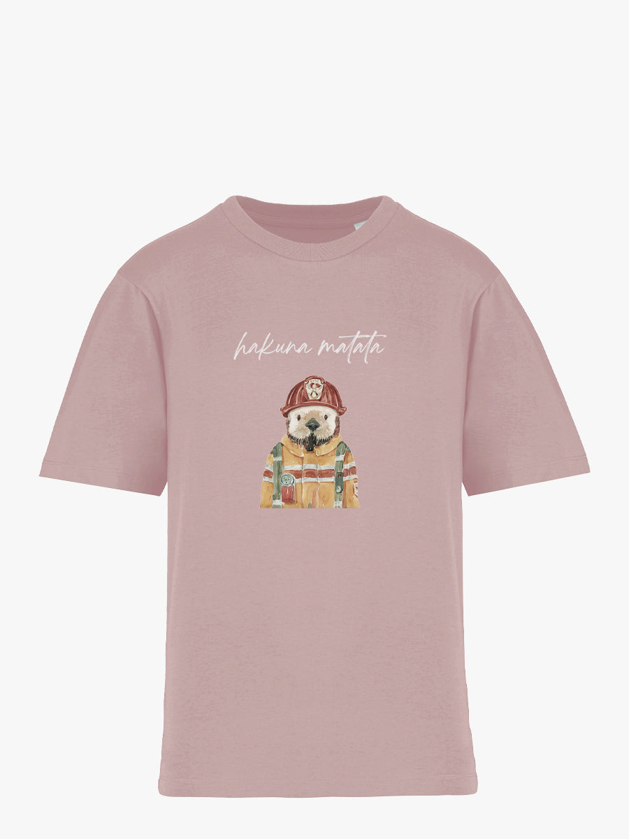 Camiseta Niño Nutria Bombero