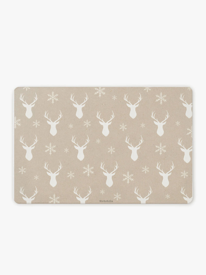 Mantel Navidad Estampado Ciervos