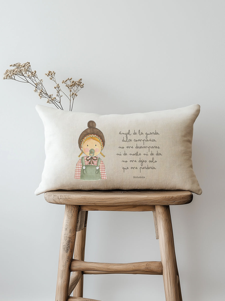Cojín Ángel de la Guarda Martina
