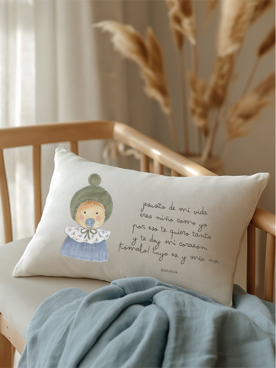 Cojín Jesusito de mi Vida Manuel