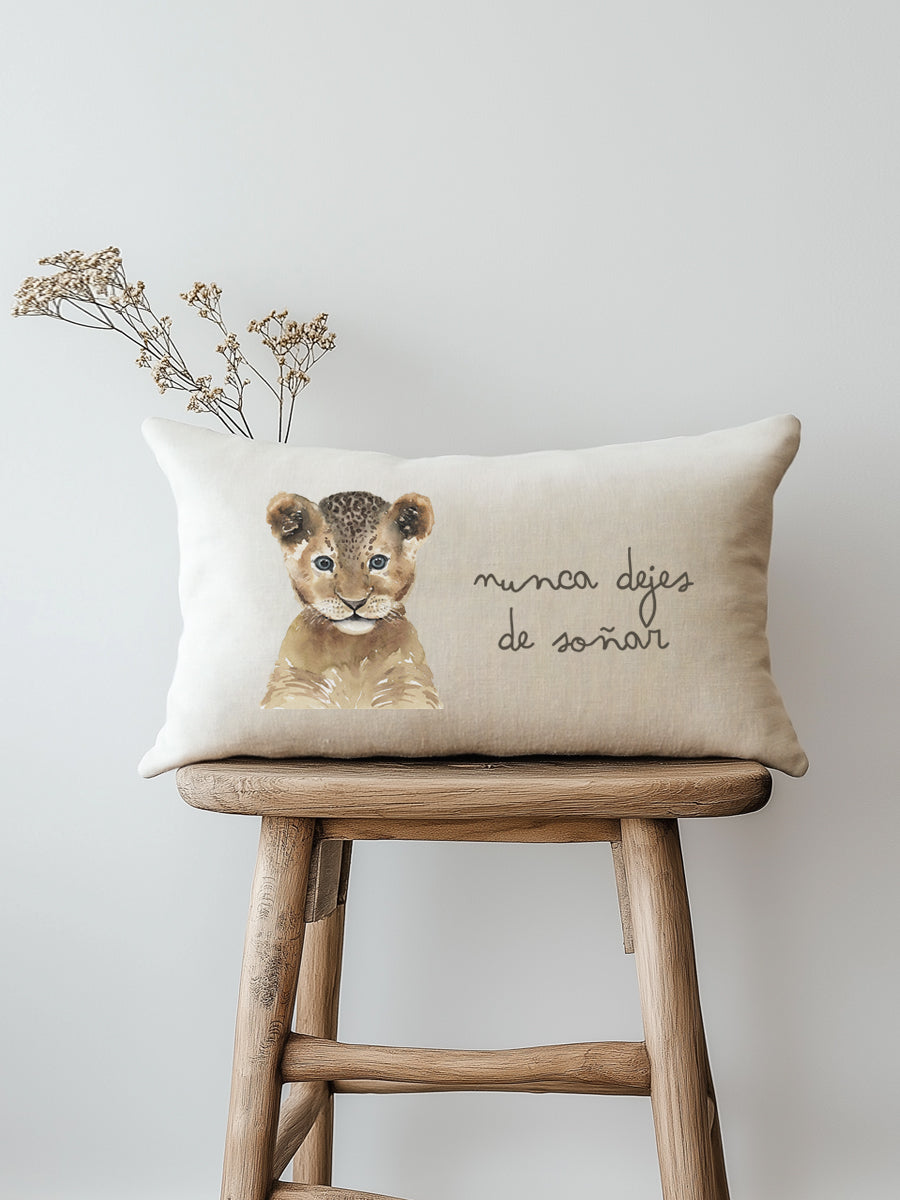Cojín Soñar León