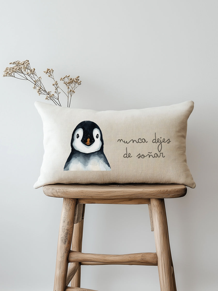 Cojín Soñar Pingüino