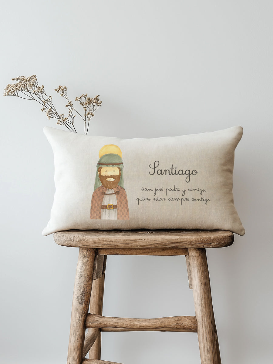 cojín algodón san josé personalizado