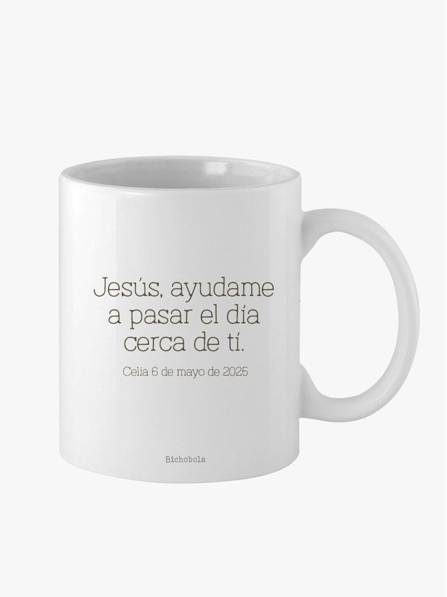 Taza Personalizada Comunión Celia Plumeti