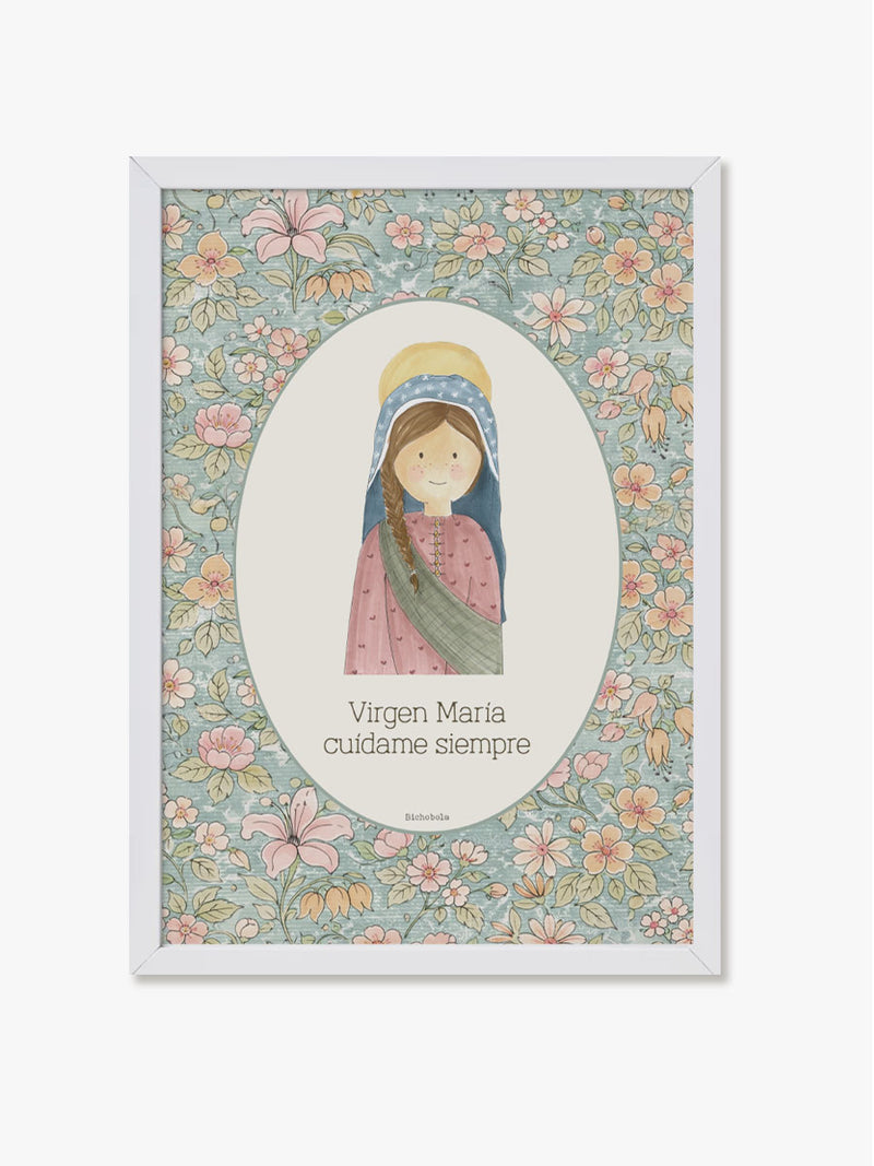 Cuadro Comunión Virgen Jardín
