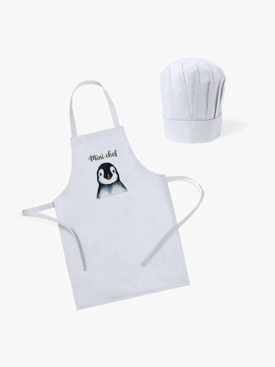 Delantal Niño Pingüino