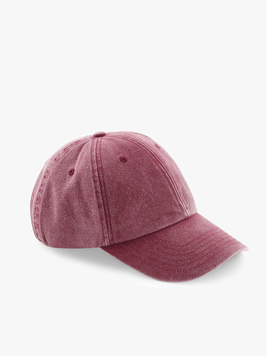 Gorra Bordada Trasera Burdeos