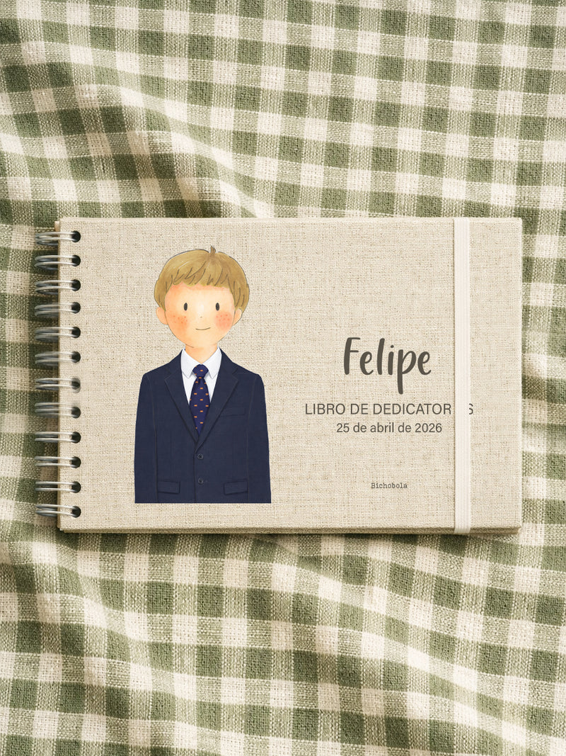 Libro Dedicatorias Comunión Guille