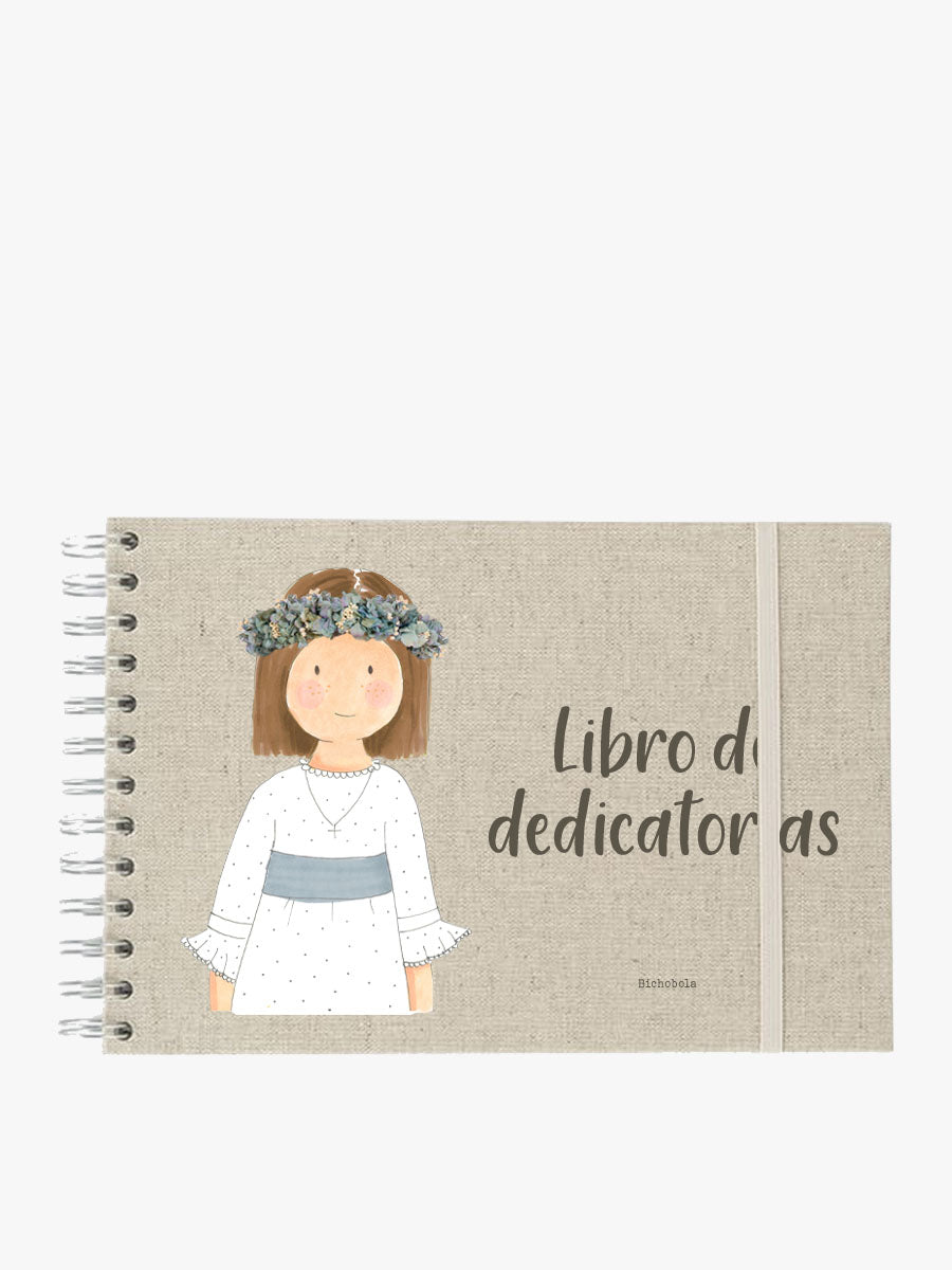 Libro Dedicatorias Comunión Amelia Plumeti