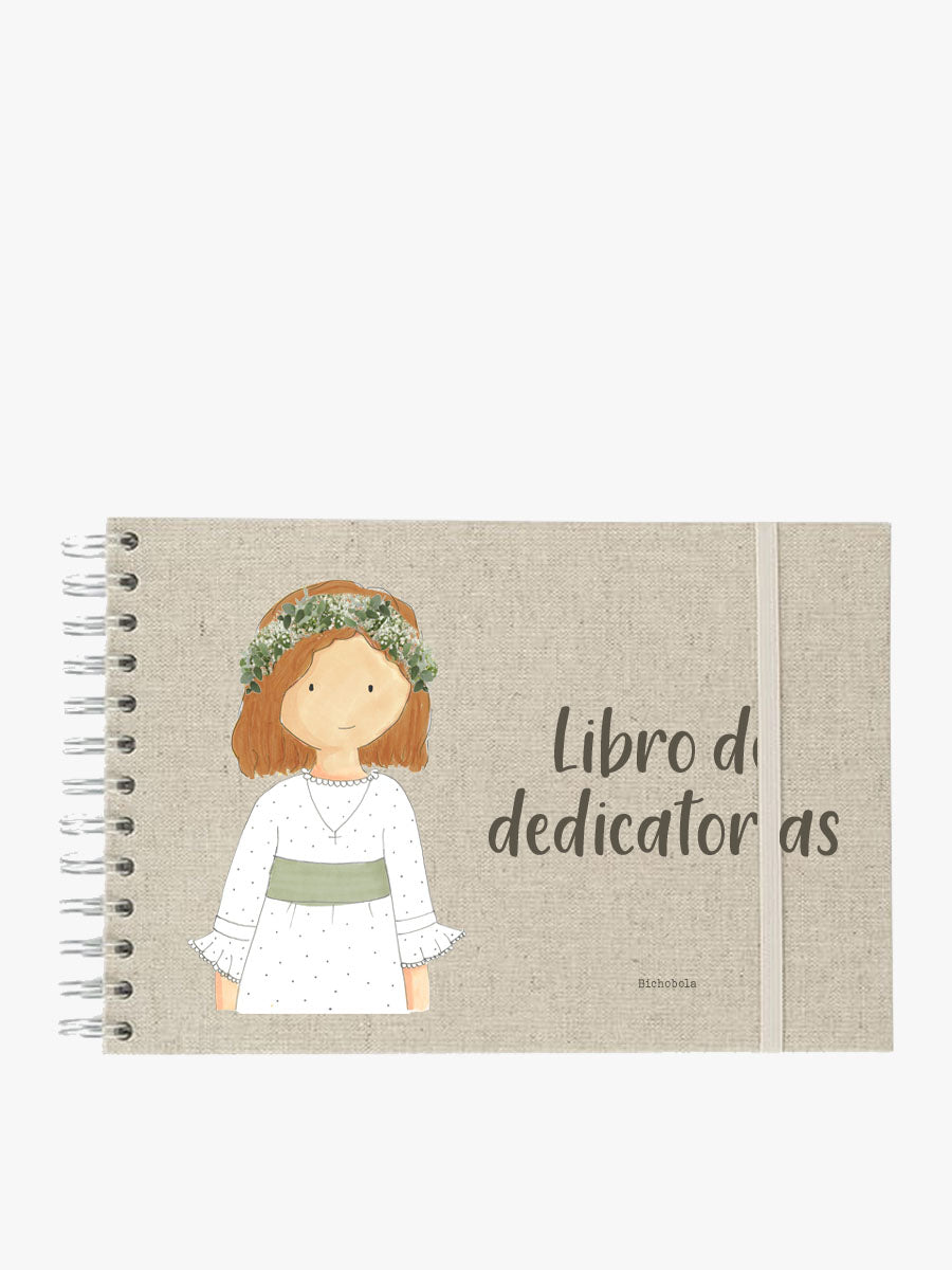 Libro Dedicatorias Comunión Celia Plumeti