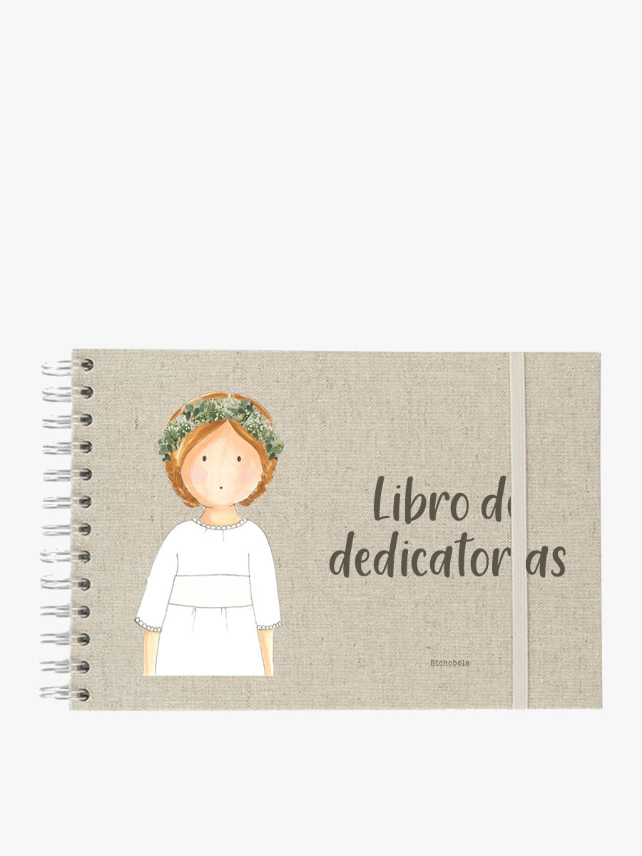 Libro Dedicatorias Comunión Greta Francia