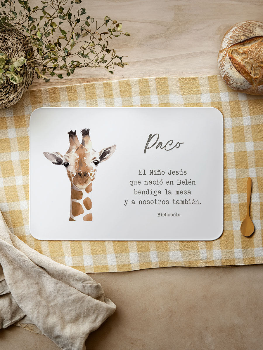 Mantel Bendición Jirafa