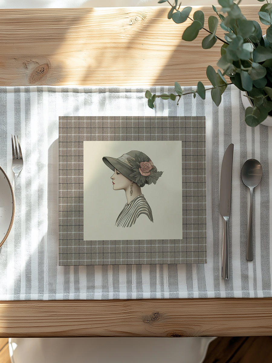 Mantel Cuadrado Bustos I