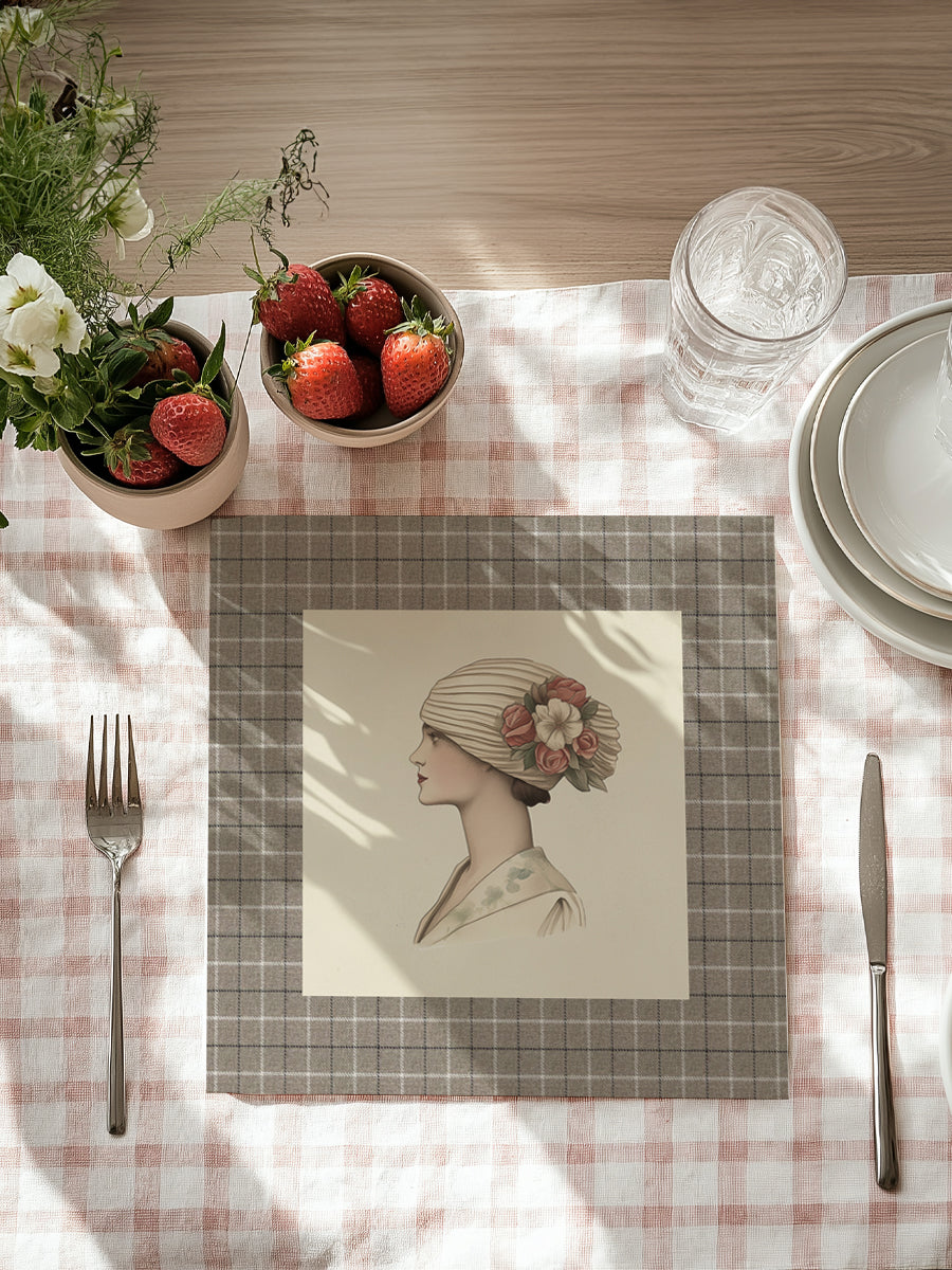 Mantel Cuadrado Bustos III