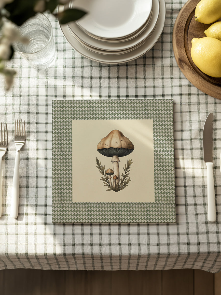 Mantel cuadrado Setas III