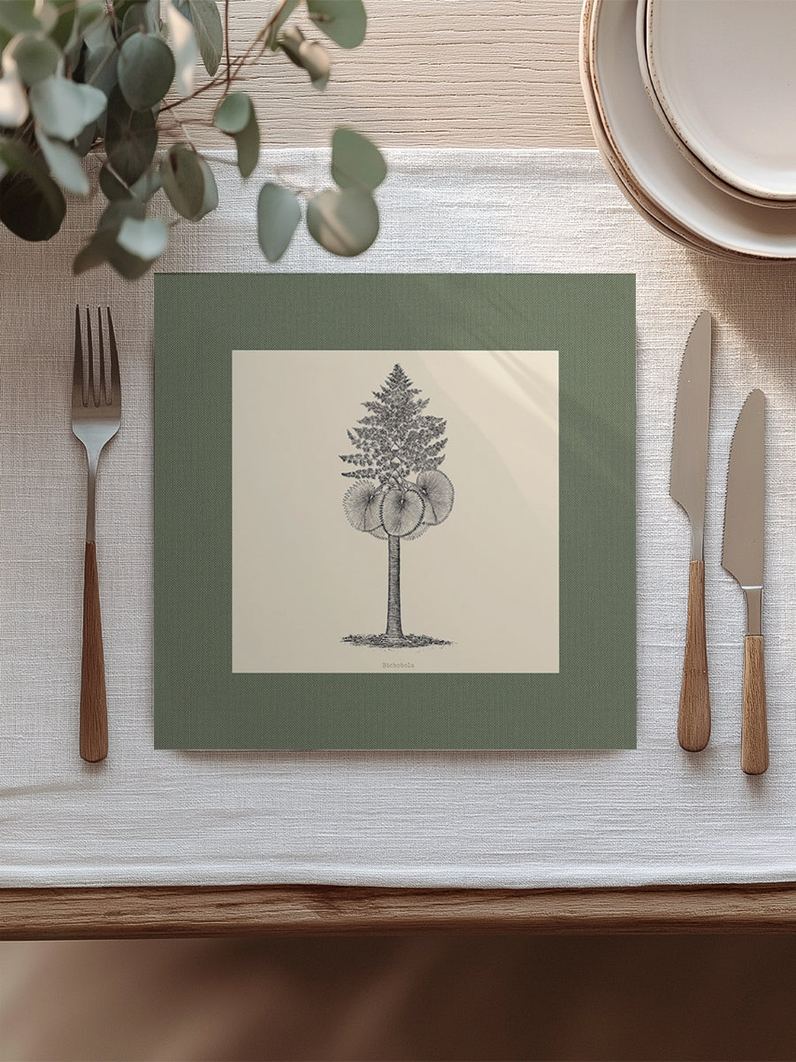 Mantel cuadrado Palmera II