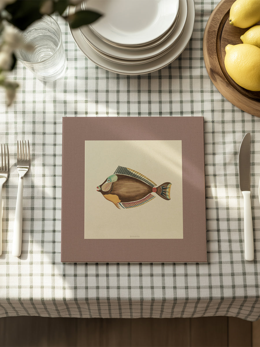 Mantel cuadrado Pez Louis I