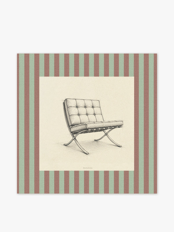 Mantel Cuadrado Silla Barcelona