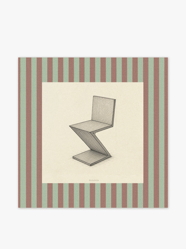 Mantel Cuadrado Silla Zig Zag