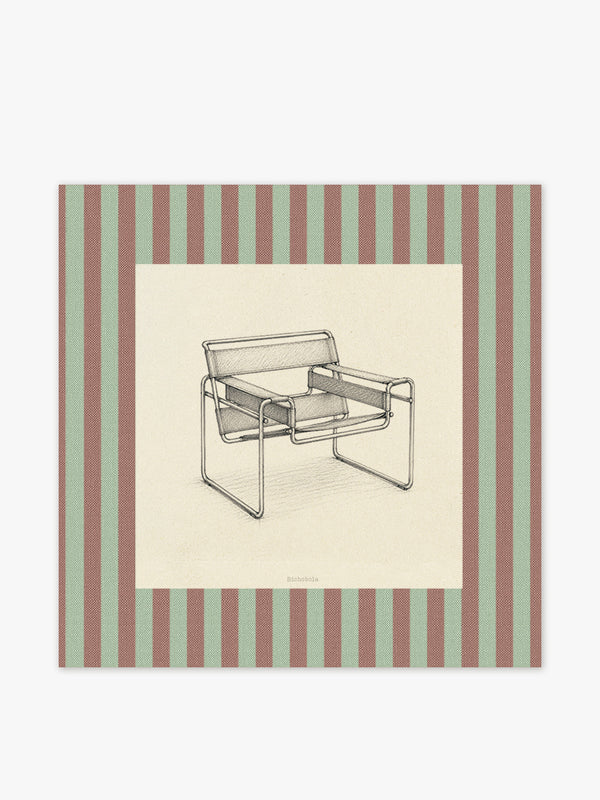 Mantel Cuadrado Silla Wassily
