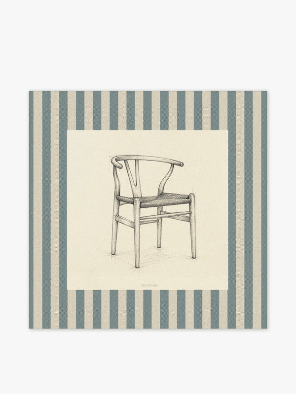 Mantel Cuadrado Silla Wishbone