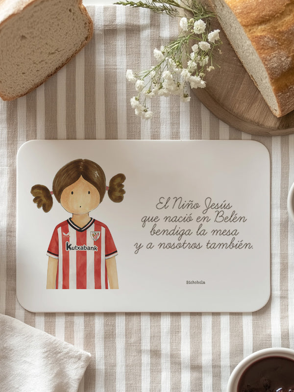 Mantel Fútbol Athletic Club Niña